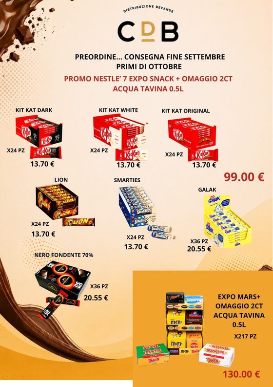 Offerte di ottobre, pagina 11: Preordine: expo snack Nestlé ed Expo Mars