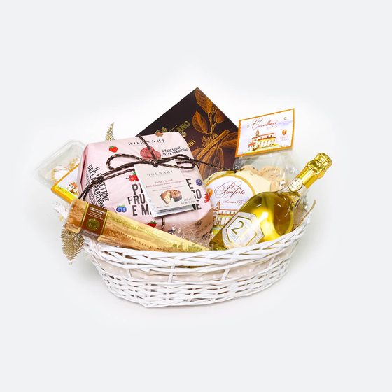 Cesta in vimini, selezione dolce
